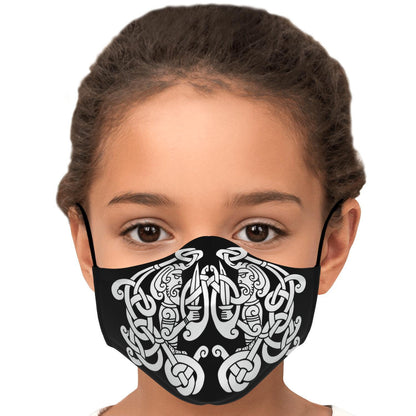 White Viking Guards Face Mask Cover
