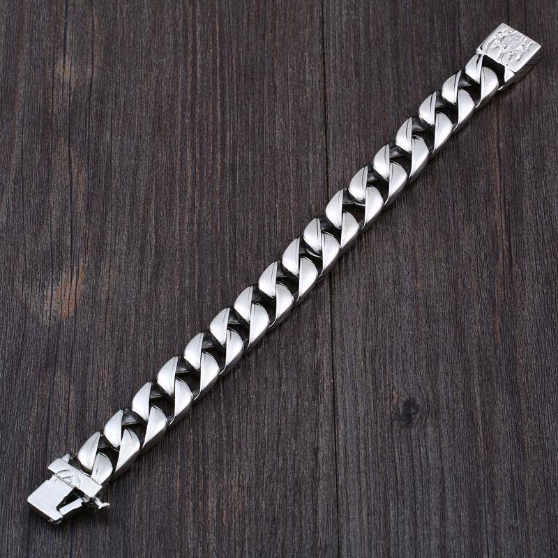 Wide Braided Men Bracelet - VikingsBrand