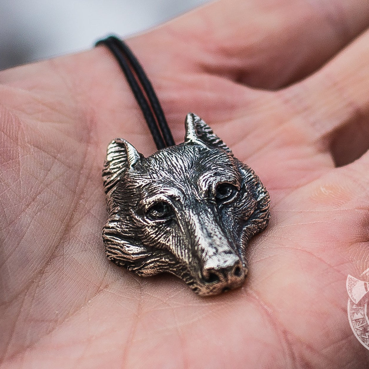 Wolf 925 Sterling Silver Pendant - VikingsBrand
