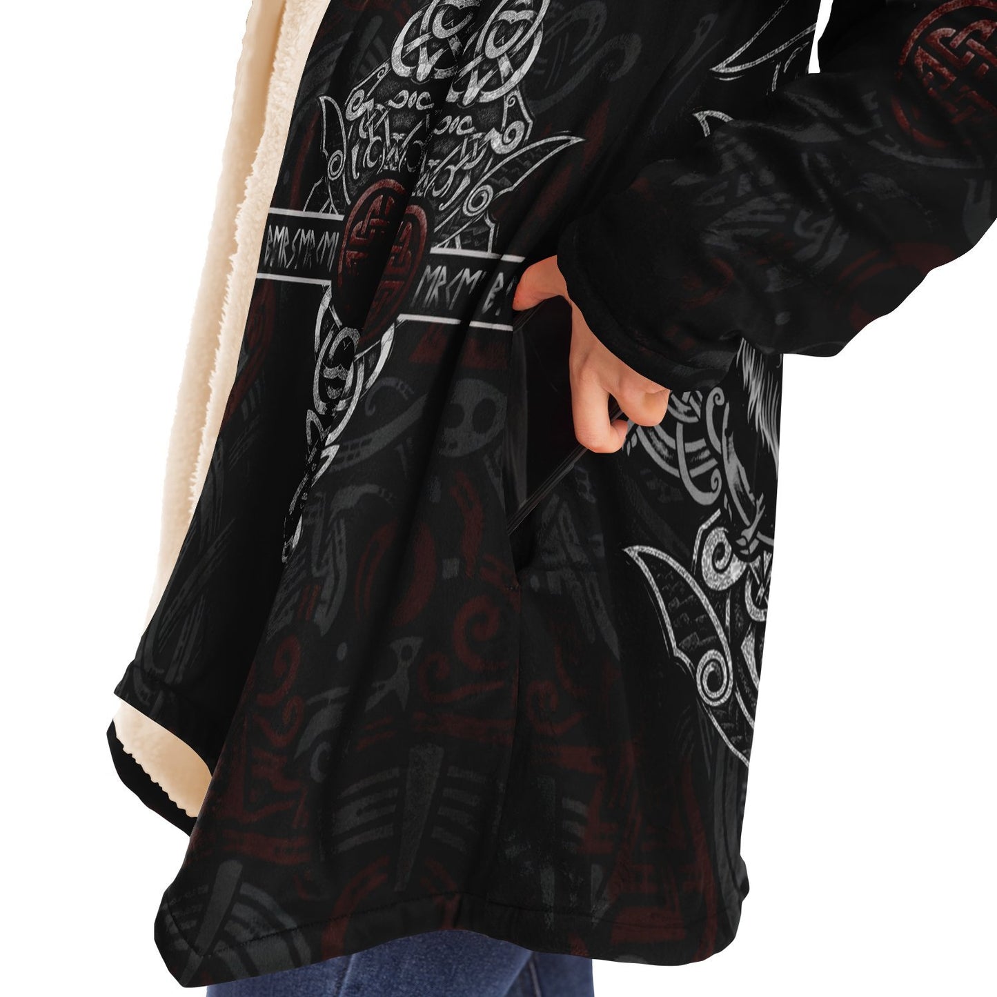 Wolf Head Premium Viking Cloak