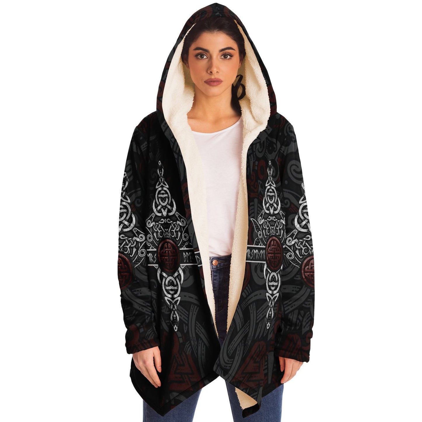 Wolf Head Premium Viking Cloak