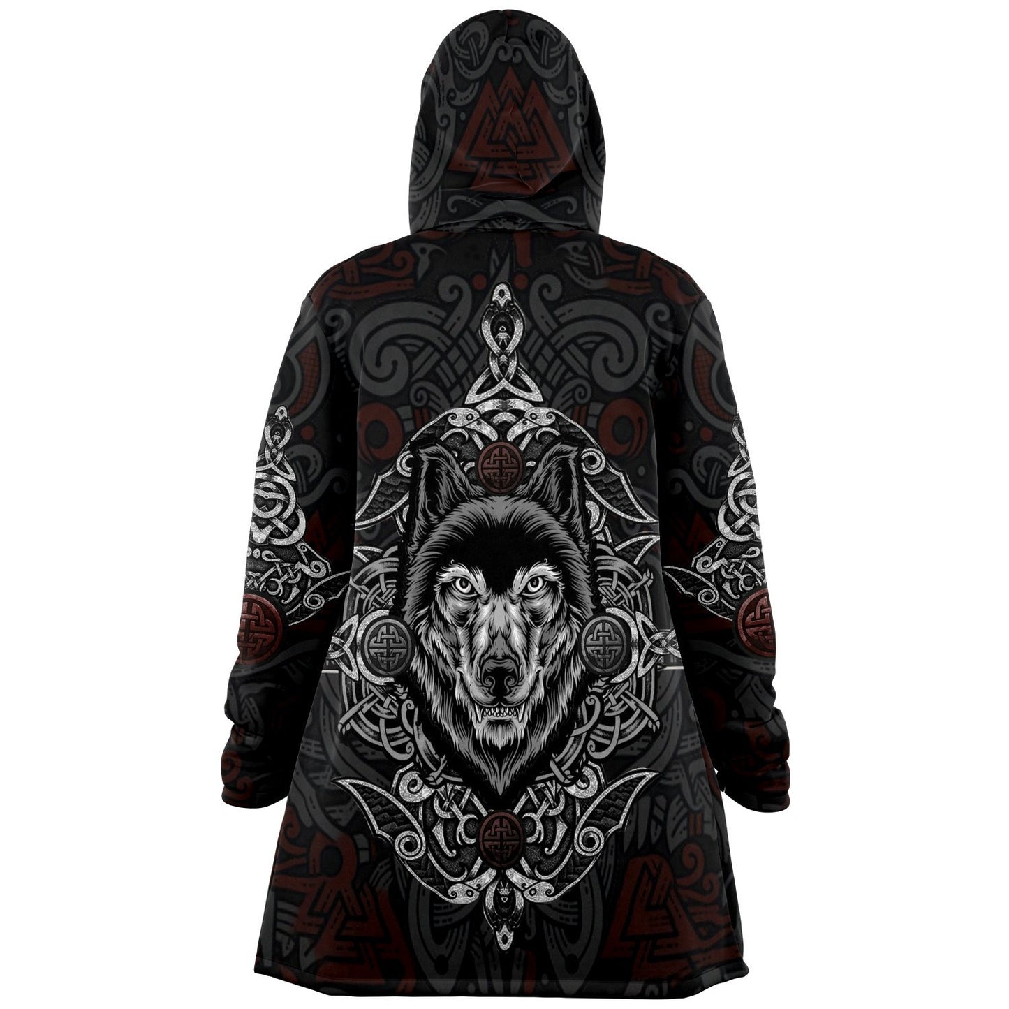 Wolf Head Premium Viking Cloak