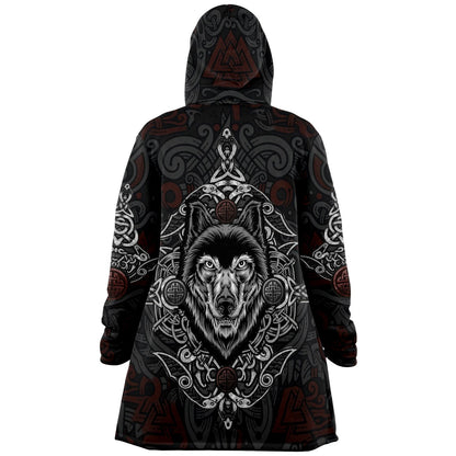 Wolf Head Premium Viking Cloak