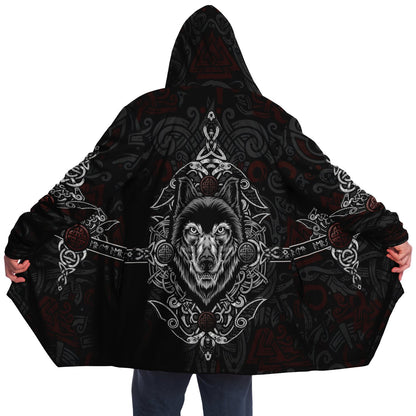 Wolf Head Premium Viking Cloak