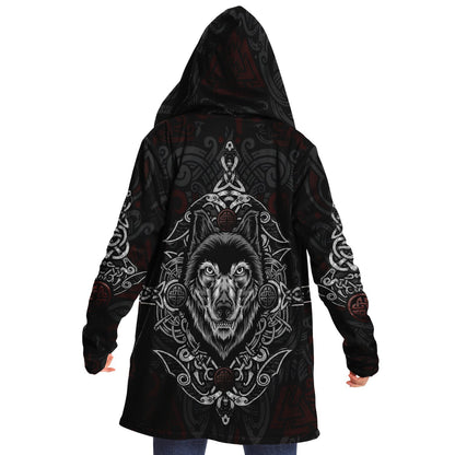 Wolf Head Premium Viking Cloak