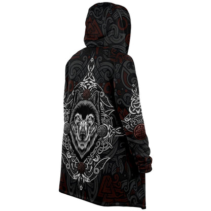 Wolf Head Premium Viking Cloak