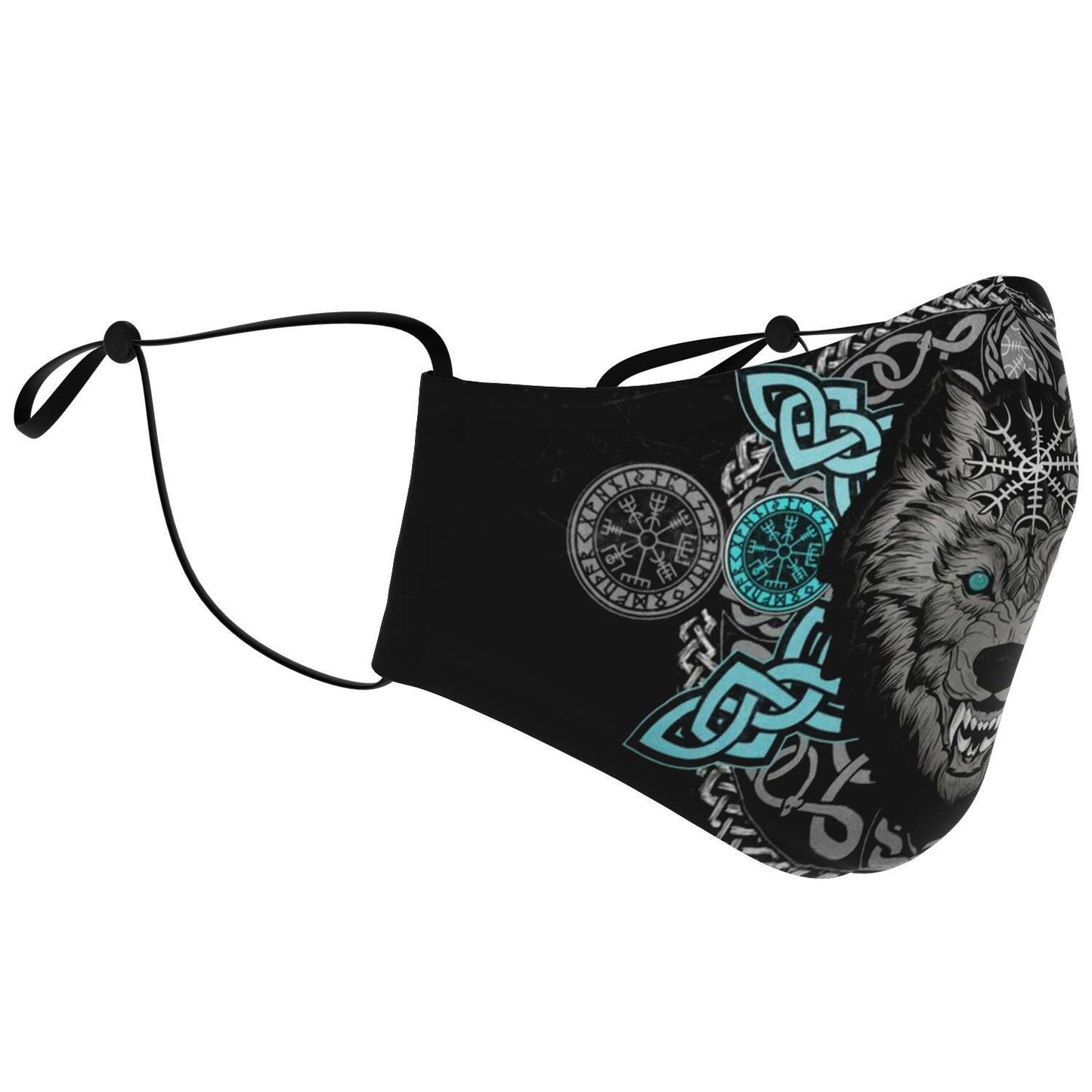 Wolf Head Viking Face Mask Cover