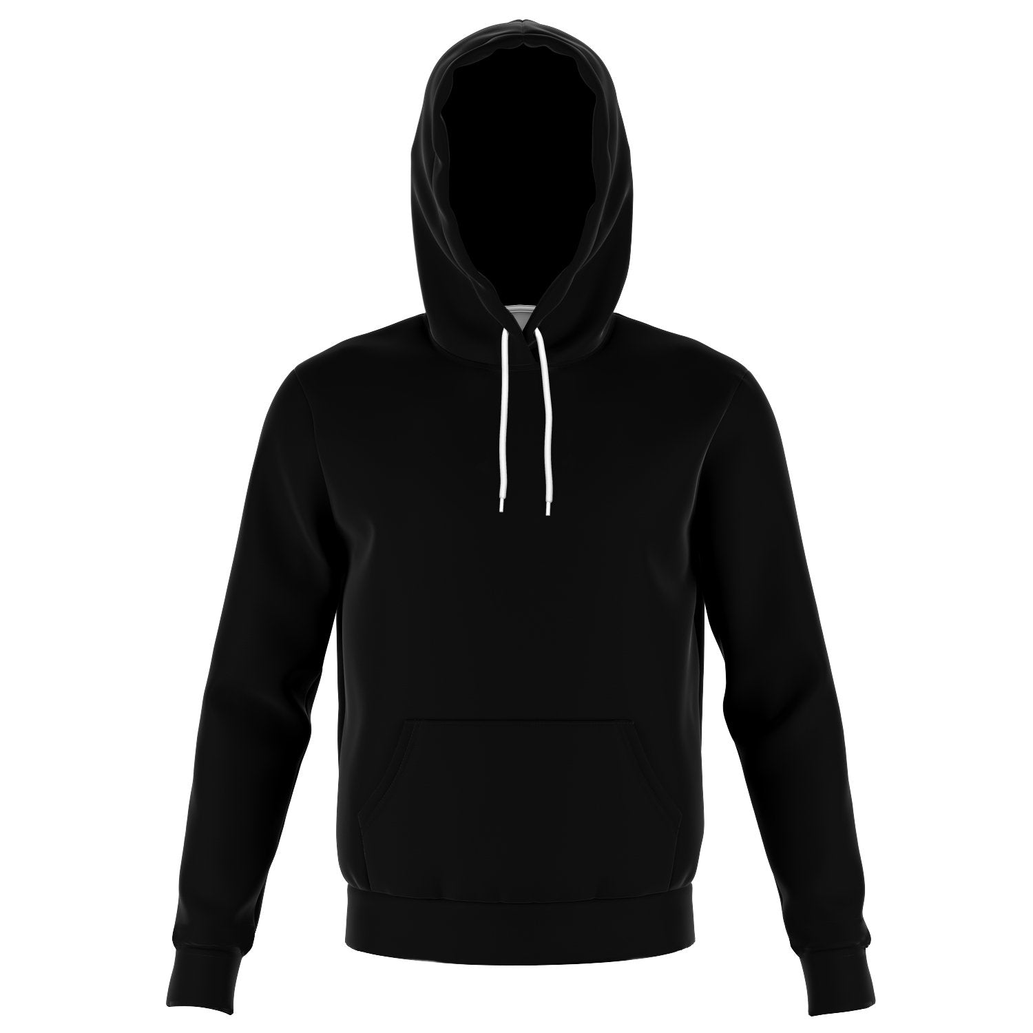 Wolf Head with Helm of Awe Hoodie Back - VikingsBrand