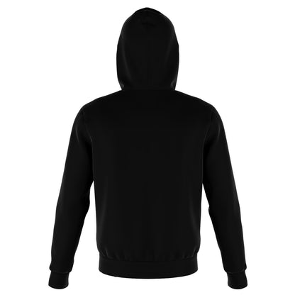 Wolf Head with Helm of Awe Hoodie Front - VikingsBrand