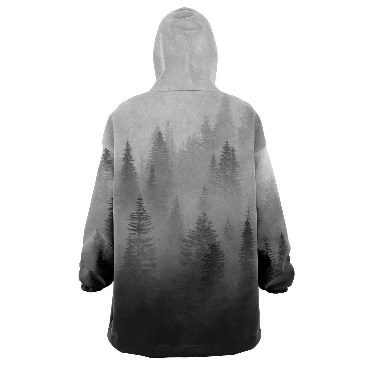 Wolf in Spruce Forest Hygge Snug Viking Hoodie