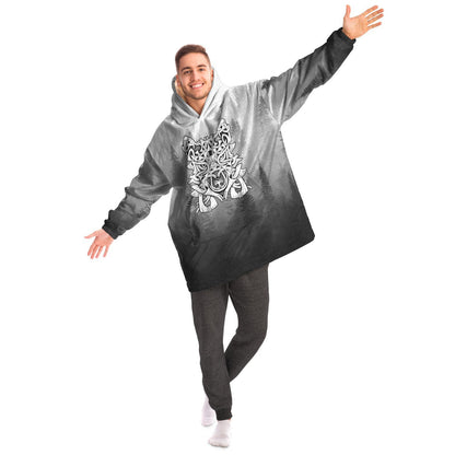 Wolf in Spruce Forest Hygge Snug Viking Hoodie