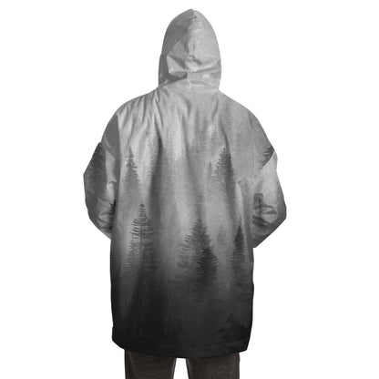 Wolf in Spruce Forest Hygge Snug Viking Hoodie