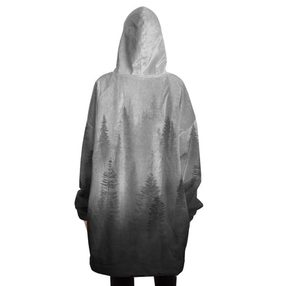 Wolf in Spruce Forest Hygge Snug Viking Hoodie