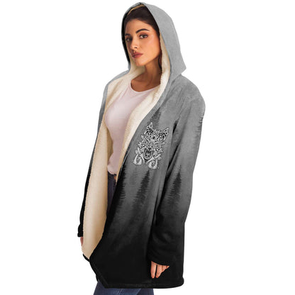 Wolf in Spruce Forest Unisex Viking Cloak