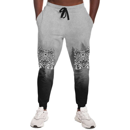 Wolf in Spruce Forest Unisex Viking Joggers