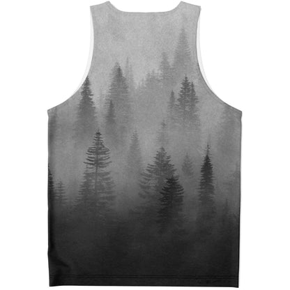 Wolf in Spruce Forest Unisex Viking Tank Top