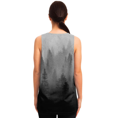 Wolf in Spruce Forest Unisex Viking Tank Top