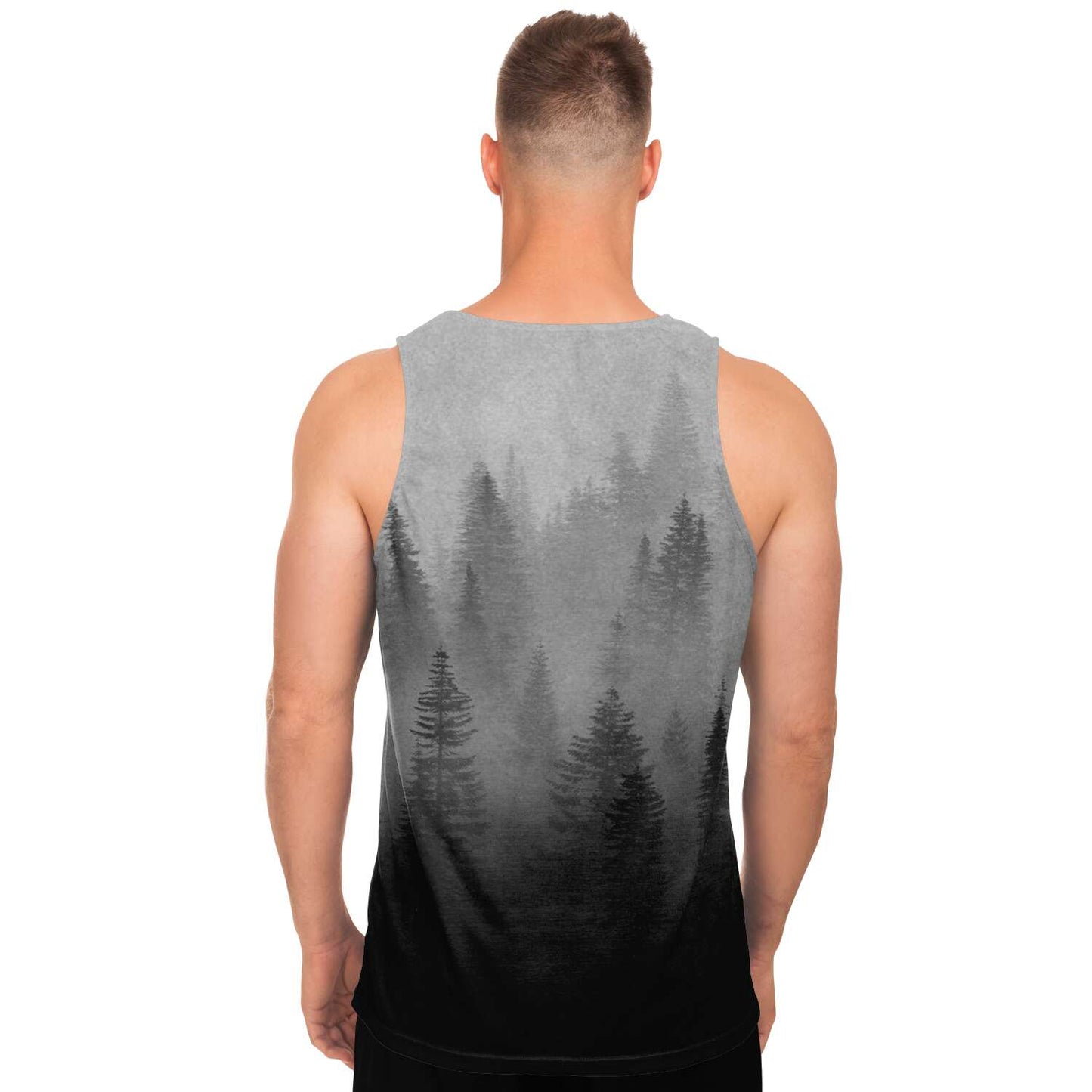 Wolf in Spruce Forest Unisex Viking Tank Top