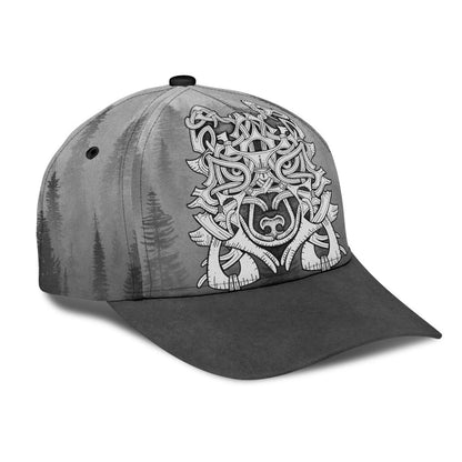 Wolf in Spruce Forest Viking Classic Cap