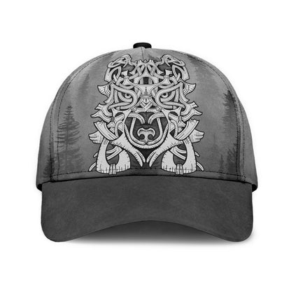 Wolf in Spruce Forest Viking Classic Cap