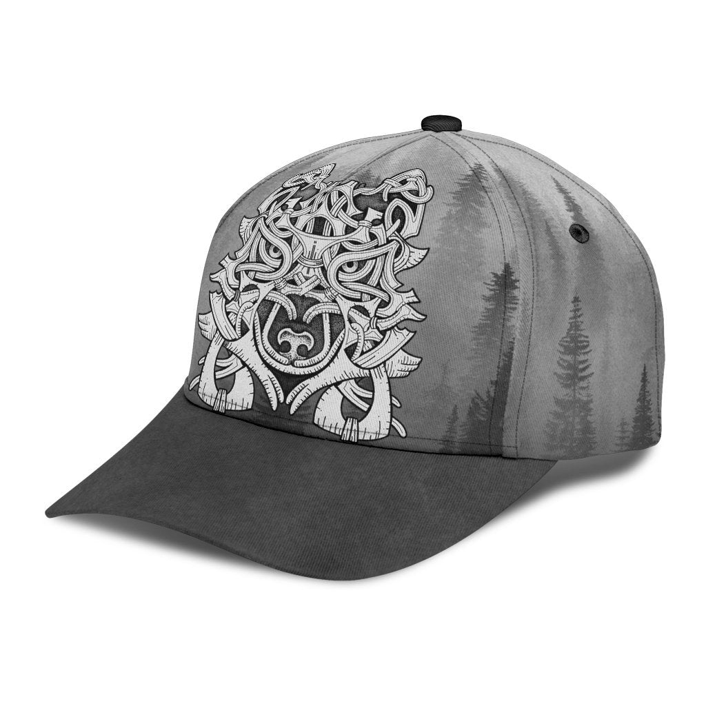 Wolf in Spruce Forest Viking Classic Cap