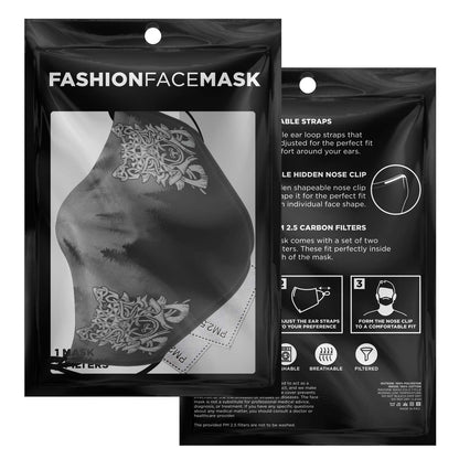 Wolf in Spruce Forest Viking Face Mask