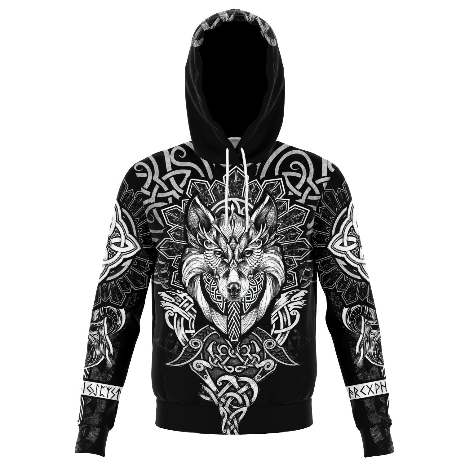 Wolf Inspired Viking Hoodie - VikingsBrand