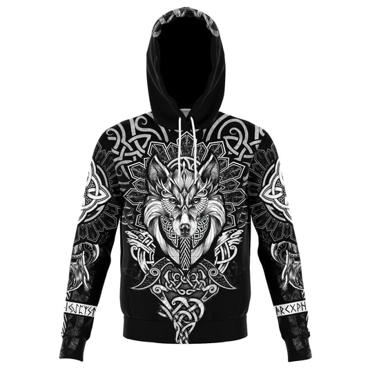 Wolf Inspired Viking Hoodie - VikingsBrand