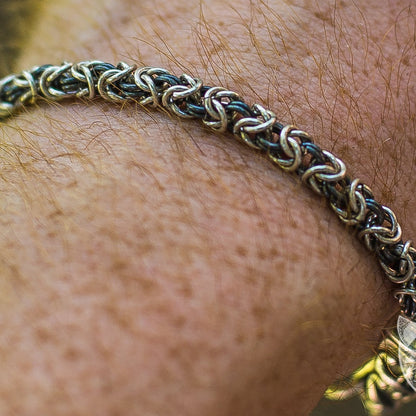 Wolf Tips 925 Sterling Silver Viking Bracelet - VikingsBrand