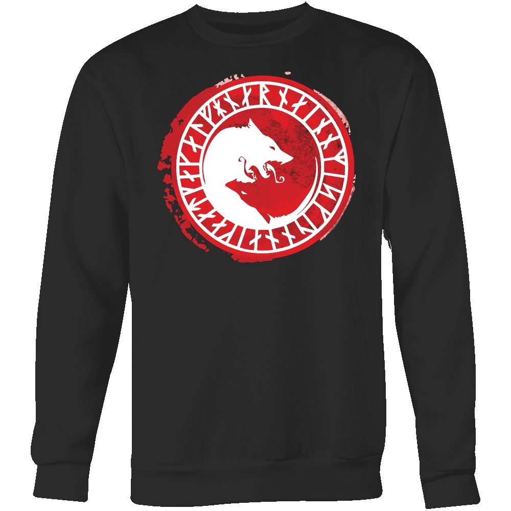 Wolf with Runes - VikingsBrand