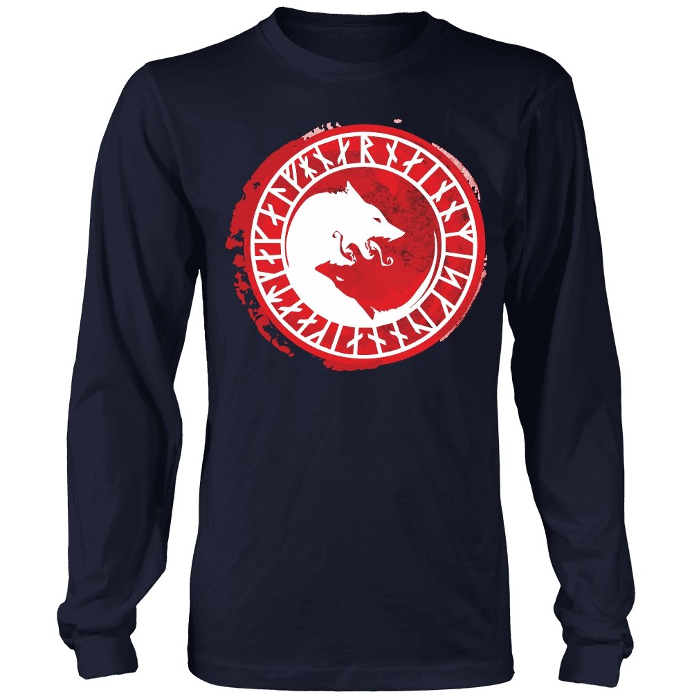 Wolf with Runes - VikingsBrand