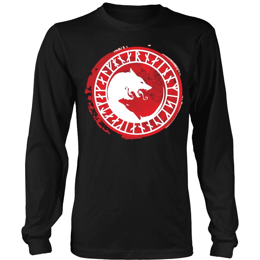 Wolf with Runes - VikingsBrand