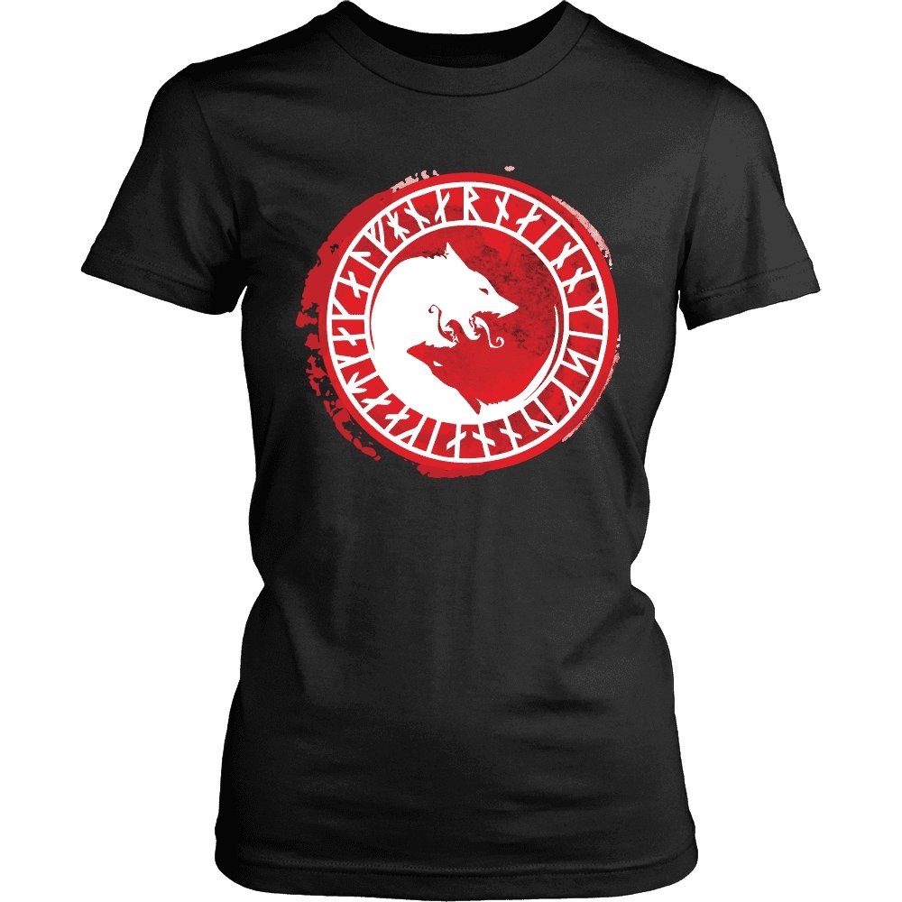 Wolf with Runes - VikingsBrand