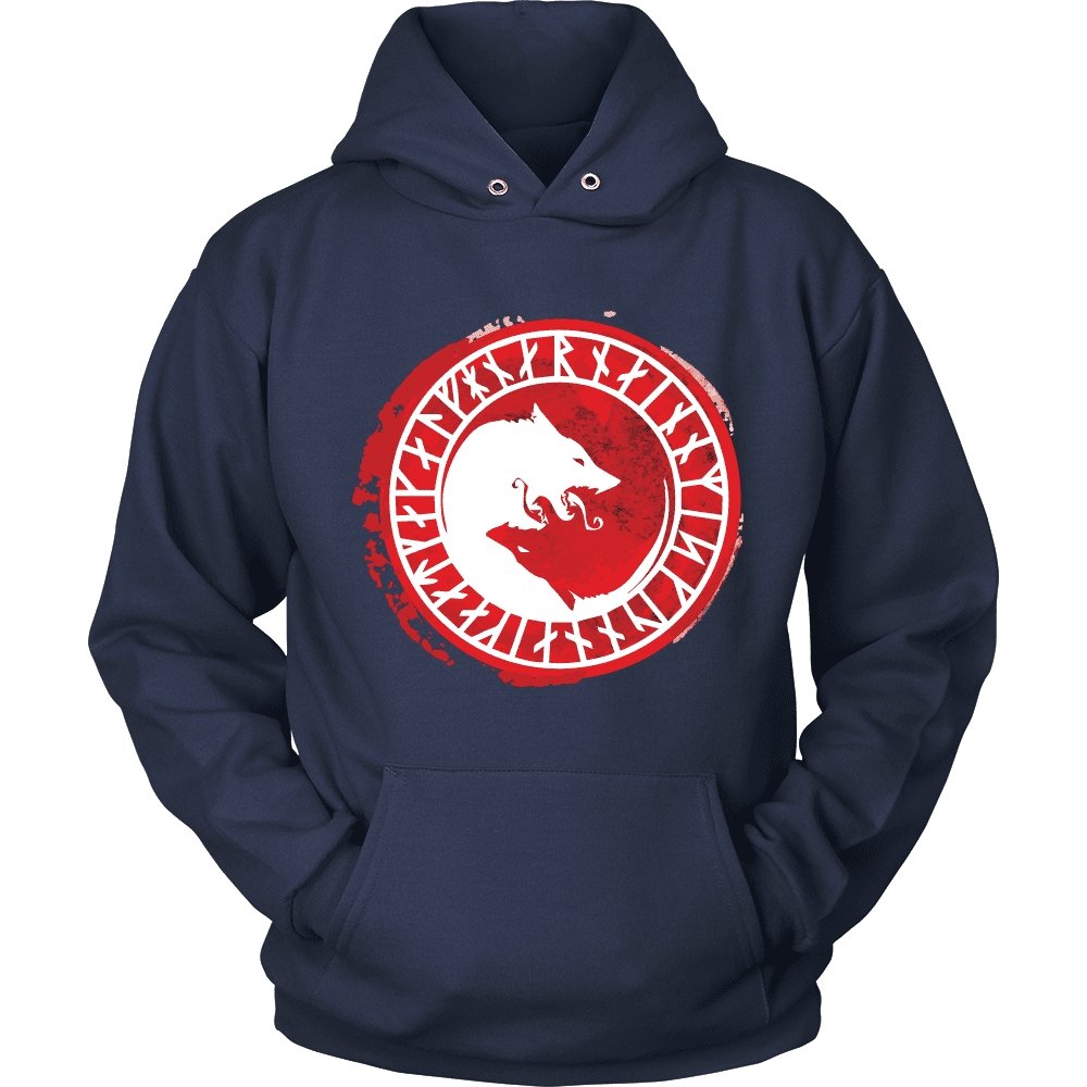Wolf with Runes - VikingsBrand
