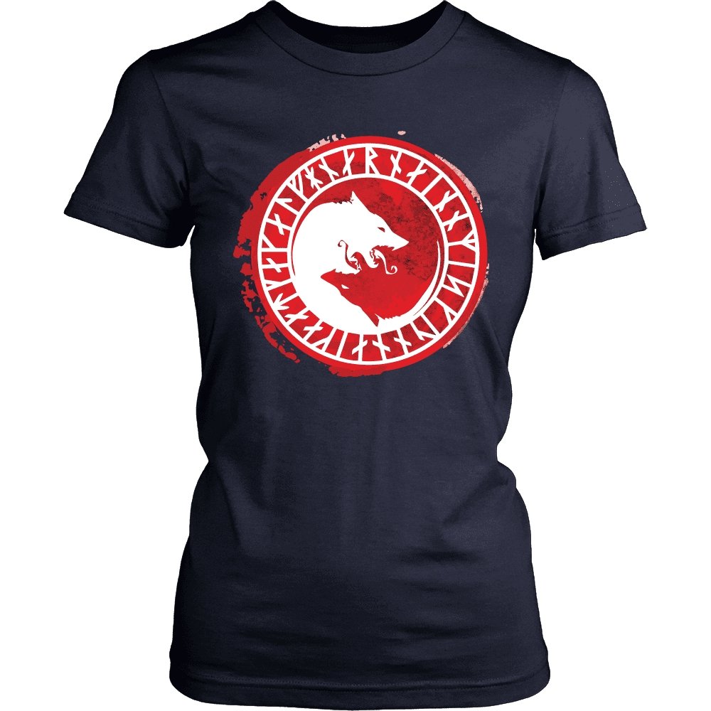Wolf with Runes - VikingsBrand