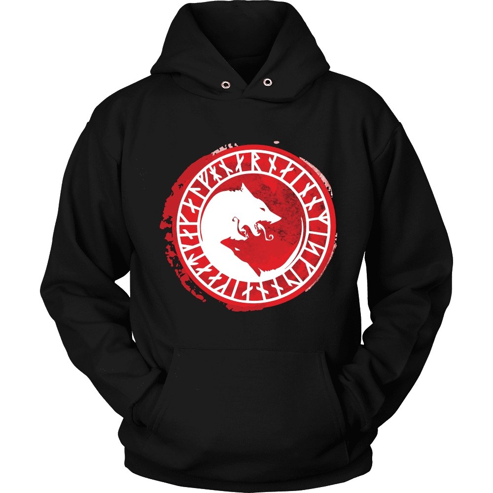 Wolf with Runes - VikingsBrand