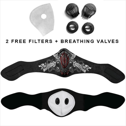 Wolves with Axe Premium Face Mask