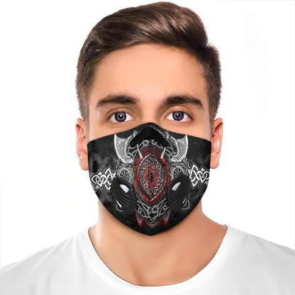 Wolves with Axe Premium Face Mask