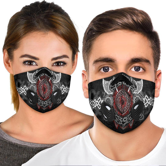 Wolves with Axe Premium Face Mask