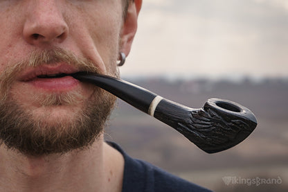 Woodcarved Rave Tobacco Smoking Pipe