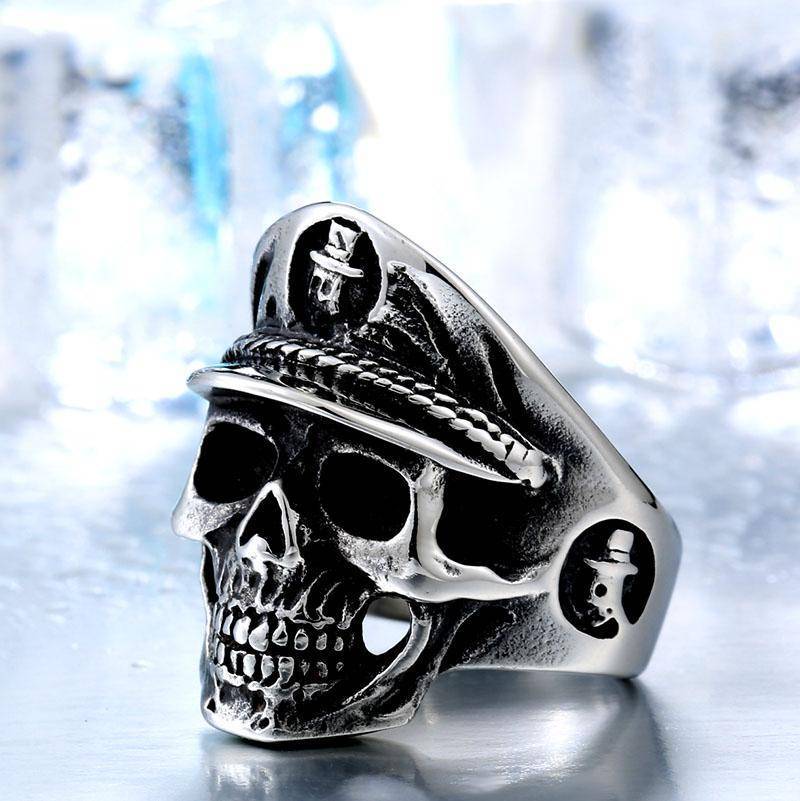 World Dictator Skull Ring - VikingsBrand