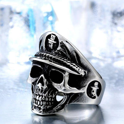 World Dictator Skull Ring - VikingsBrand
