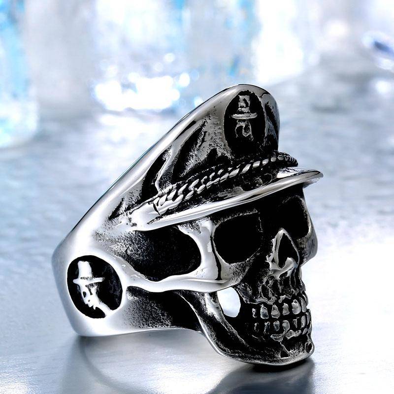 World Dictator Skull Ring - VikingsBrand