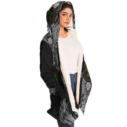 Yggdrasil and Valknut Premium Viking Cloak
