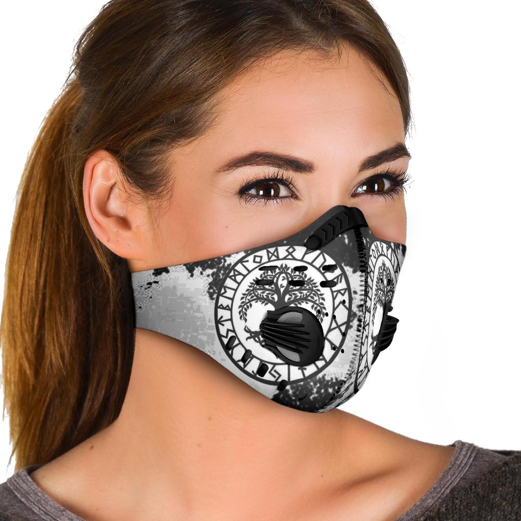 Yggdrasil Premium Face Mask Cover - White