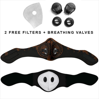 Yggdrasil Premium Face Mask Cover - Brown