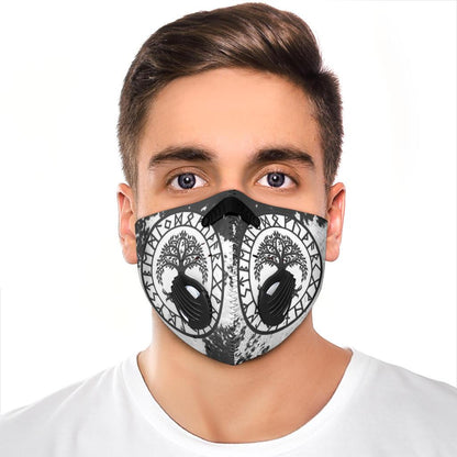 Yggdrasil Premium Face Mask Cover - White