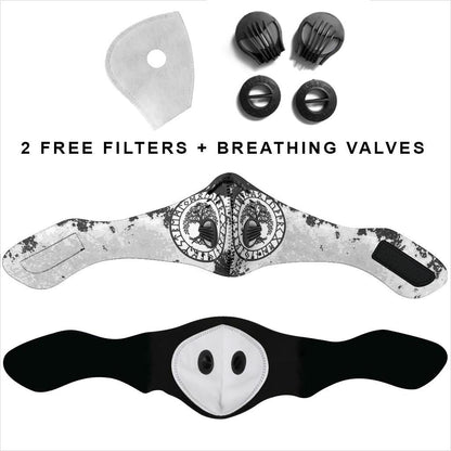 Yggdrasil Premium Face Mask Cover - White