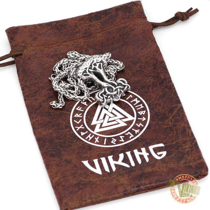 Yggdrasil Stainless Steel Viking Pendant Necklace - VikingsBrand