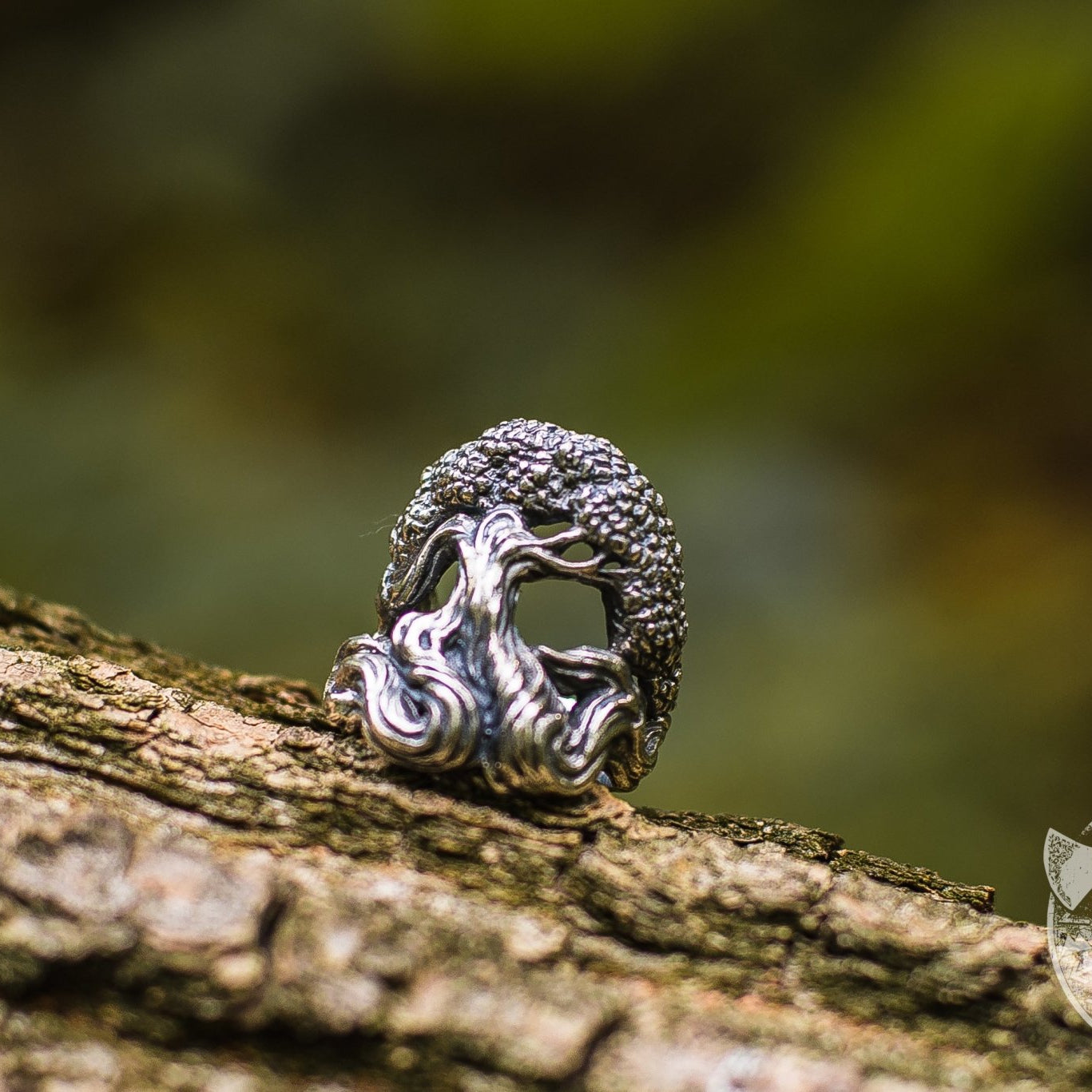 Yggdrasil World Tree 925 Sterling Silver Viking Ring - VikingsBrand